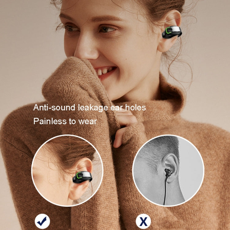 GD28 IPX4 Waterproof Single-ear Lightweight Clip Ear Bluetooth Earphone(Black) - Bluetooth Earphone by PMC TechLife | Online Shopping South Africa | PMC TechLife