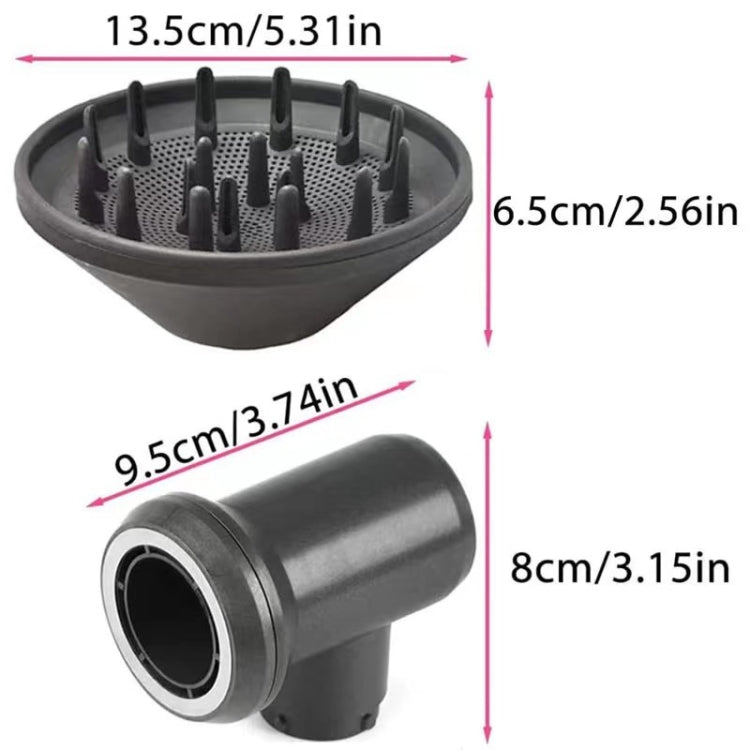 For Dyson Hair Dryer Airwarp Diffusion Nozzle Attachment Replacement Accessories With Adapter - free shipping - PMC TechLife - Order now!