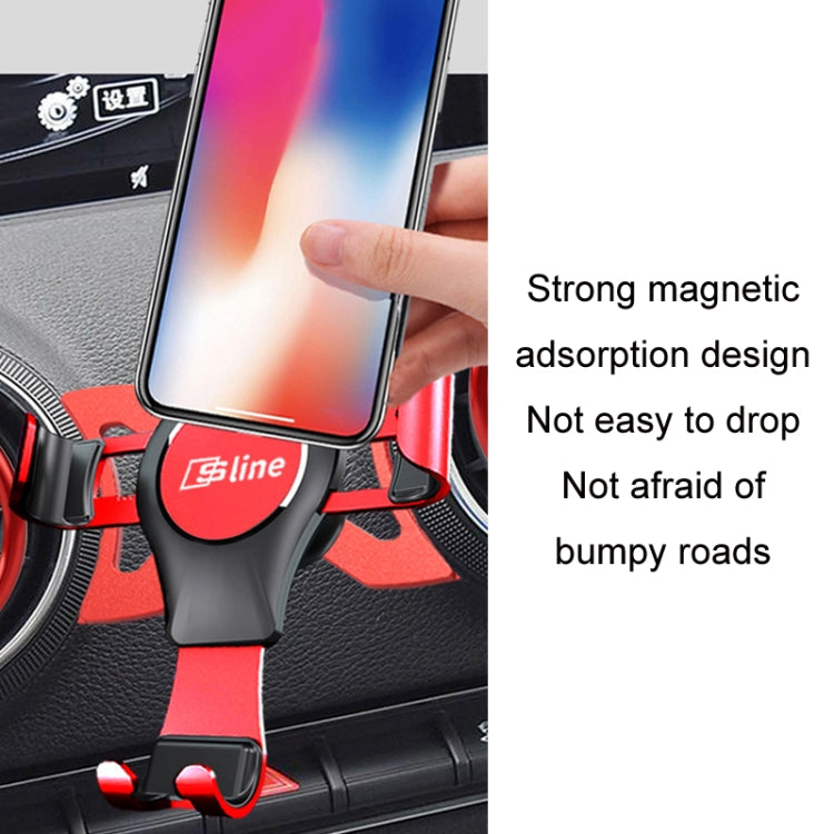 For Audi Car Strong Magnetic Phone Holder(Q2L Stand 1 Silver) - Car Holders by PMC Jewellery | Online Shopping South Africa | PMC Jewellery