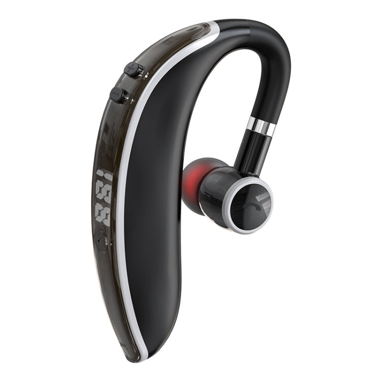 GL20 Digital Single-ear Rotating Universal Bluetooth Earphone(Black White) - Bluetooth Earphone by PMC TechLife | Online Shopping South Africa | PMC TechLife