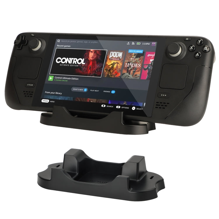 Hifylux ST-BF13 For Steam Deck Game Console Base Storage Mobile Phone Bracket(Black) - Accessories by PMC Jewellery | Online Shopping South Africa | PMC Jewellery