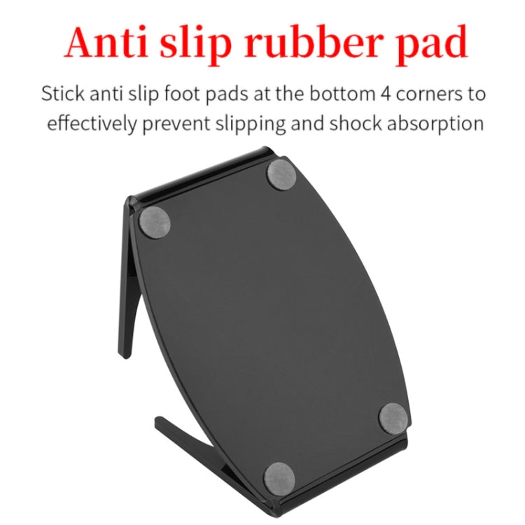 For JBL Clip 3/4 Speaker Storage Stand Acrylic Desktop Audio Base(Black) - Speaker Bracket by PMC TechLife | Online Shopping South Africa | PMC TechLife