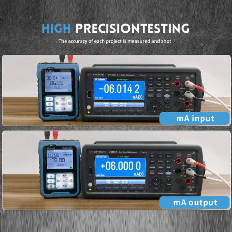 FNIRSI SG-003A Multifunctional PWM Signal Generator 4-20ma Voltage Current Calibrator, EU Plug(Blue) - free shipping - PMC TechLife - Order now!