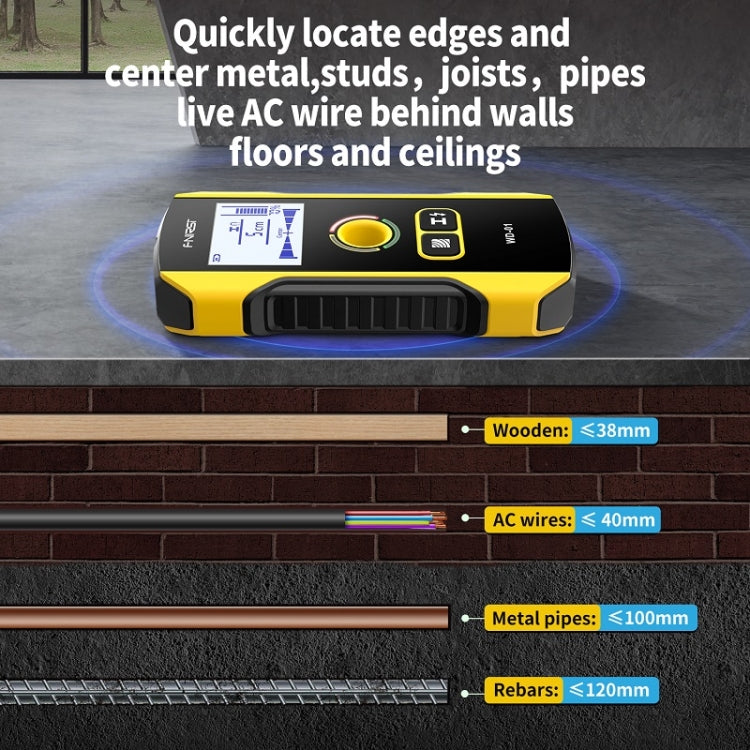 FNIRSI WD-01 Multifunctional Load-Bearing Wall Wire Metal Detector Dark Line Scanner - free shipping - PMC TechLife - Order now!
