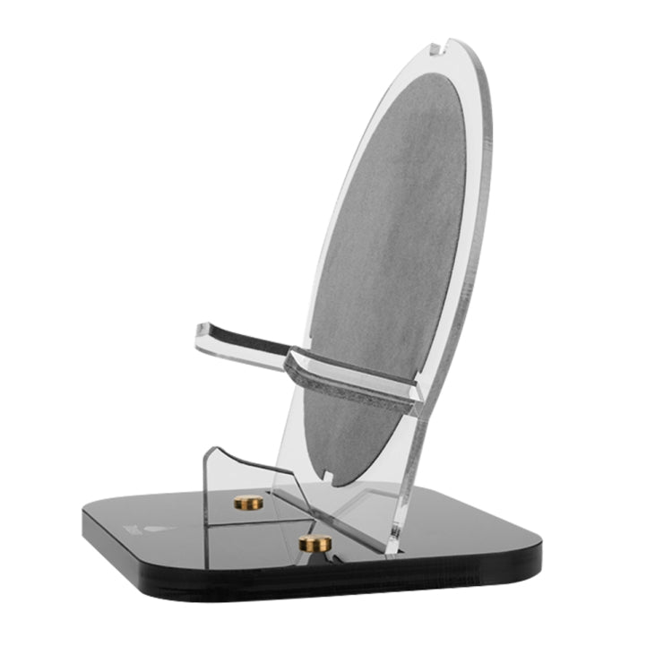 For B&O Beoplay A1 / Beosound A1 2nd Speaker Acrylic Desktop Stand Holder(Black) - Speaker Bracket by PMC TechLife | Online Shopping South Africa | PMC TechLife