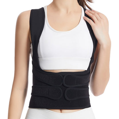 MK-098  Back Posture Corrector Back Support Fixation Correction Belt, Size: L(Black) - Corrector by PMC Jewellery | Online Shopping South Africa | PMC Jewellery