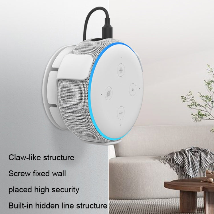 For Google Home Mini AhaStyle PT62 Wall Bracket Smart Speaker Bracket White - free shipping - PMC TechLife - Order now!