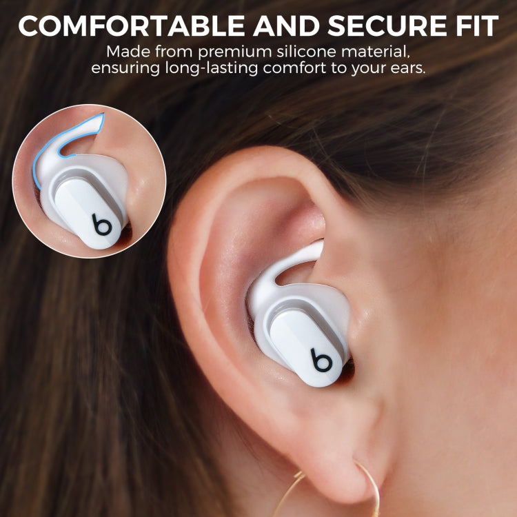 For Beats Studio Buds AhaStyle PT172 Earphone Silicone Ear Caps, Style: Earcap x 3+Case (Black) - Anti-dust & Ear Caps by AhaStyle | Online Shopping South Africa | PMC Jewellery
