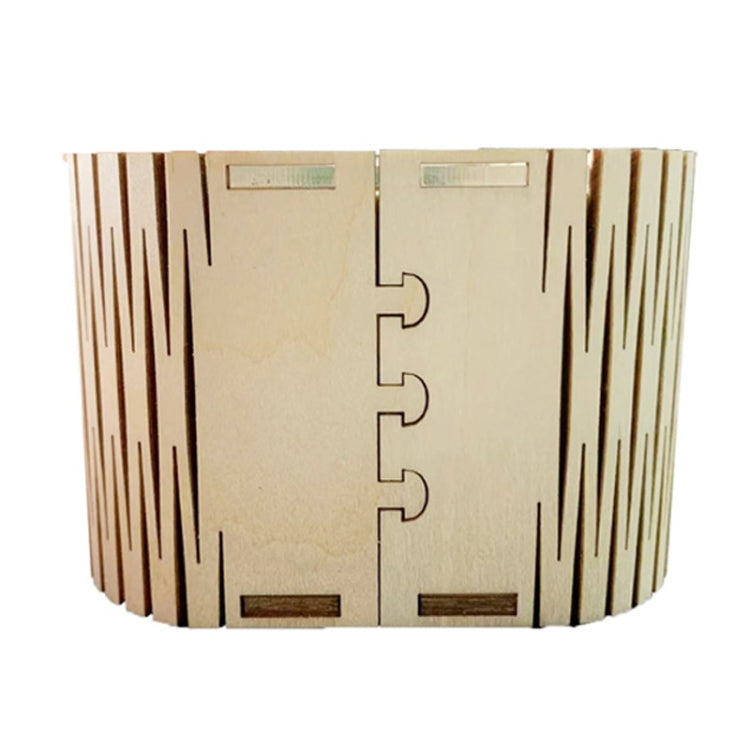 BT813X Solid Wood Ambient Light Wireless Bluetooth Speaker Home Night Light Wood Carving Pattern Audio(Wood Color) - Mini Speaker by PMC TechLife | Online Shopping South Africa | PMC TechLife