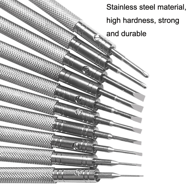 LSD5120 Repair Watch Glasses Stainless Steel Screwdriver Precision Watch Screwdriver Tool 1.4 Phillips (Gray) - Watch Repair Tools by PMC Jewellery | Online Shopping South Africa | PMC Jewellery
