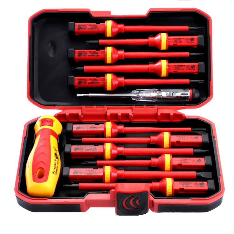 RDEER VDE-9913 13 In 1 Insulated Screwdriver Set Screwdriver Electrician Tools - free shipping - PMC TechLife - Order now!