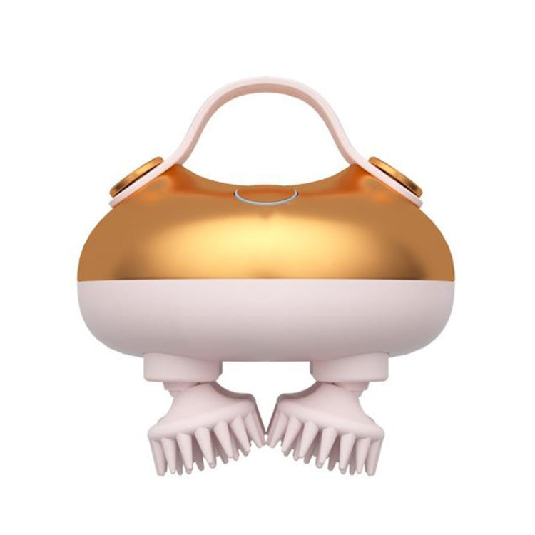 MAH02 Smart Head Massage Wireless Kneading Massager(Gold) - Massage & Relaxation by PMC TechLife | Online Shopping South Africa | PMC TechLife