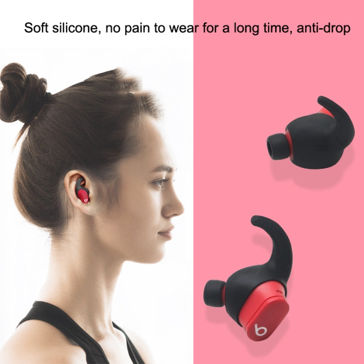 For Beats Studio Buds 2pairs Wireless Bluetooth Earphone Silicone Non-slip Ear Caps(Red) - Anti-dust & Ear Caps by PMC Jewellery | Online Shopping South Africa | PMC Jewellery