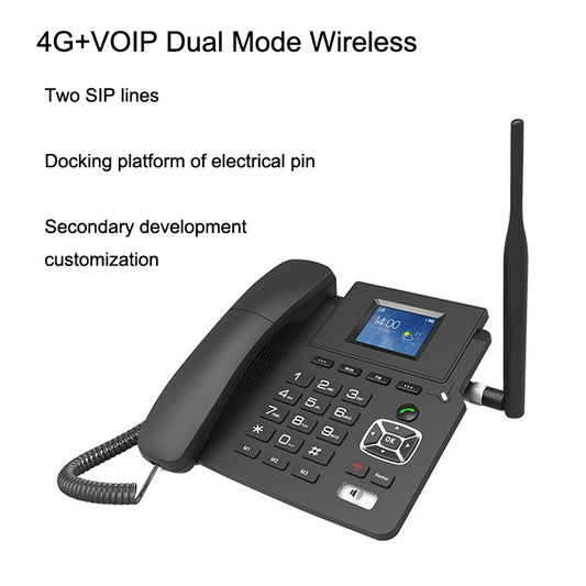 P03 4G+VOIP Dual Mode Wireless Fixed Line SIP Network Phone IP Enterprise Office Phone Wireless Landline - Smart Rings / Smart Telephones by PMC Jewellery | Online Shopping South Africa | PMC Jewellery