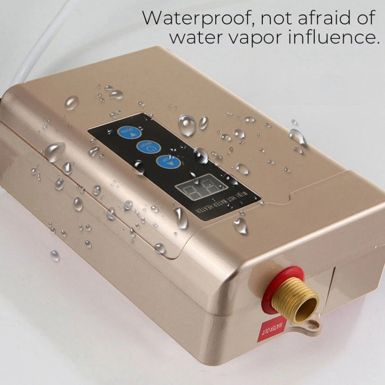 AU Plug 4000W Electric Water Heater With Remote Control Adjustable Temperate(Black) - Water Heaters & Accessories by PMC TechLife | Online Shopping South Africa | PMC TechLife