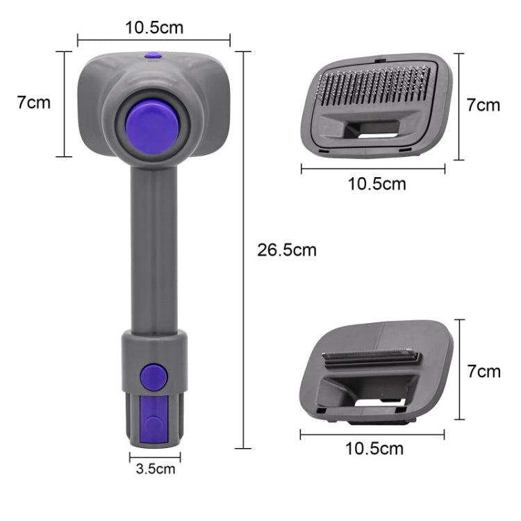 For Dyson V6 V7 V8 V10 V11 Vacuum Cleaner Pet Hair Suction Head, Spec: Luxury - Dyson Accessories by PMC Jewellery | Online Shopping South Africa | PMC Jewellery