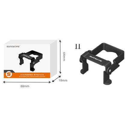 Sunnylife AT-DC503 For DJI Avata Battery Anti-Release Buckle Anti-Loose Falling Folding Buckle(Black) -  by Sunnylife | Online Shopping South Africa | PMC Jewellery