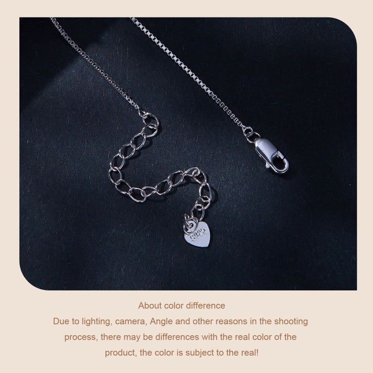 Sterling Silver Plated Plated Waterdrop Moissanite Necklace - Necklaces & Pendants by PMC Jewellery | Online Shopping South Africa | PMC Jewellery