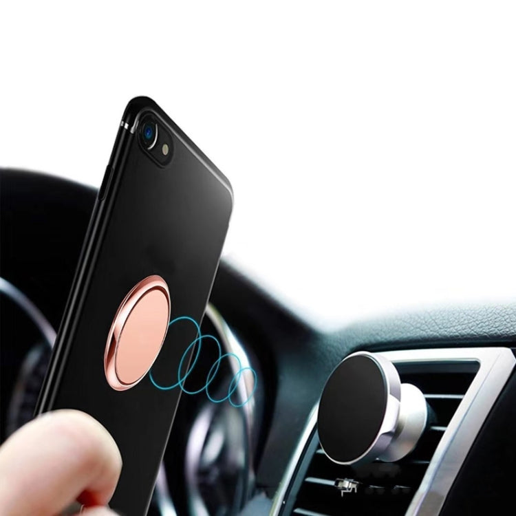 Full Metal Bracket 360 Degree Rotating Magnetic Phone Ring Buckle(Gold) - Ring Holder by PMC TechLife | Online Shopping South Africa | PMC TechLife