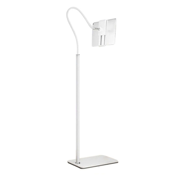 175cm Mobile Phone Tablet Live Broadcast Bedside Lifting Bracket Floor Model (White) - Lazy Bracket by PMC TechLife | Online Shopping South Africa | PMC TechLife