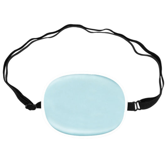 Children Silk Blackout Eye Mask Strabismus Correction Covering Eye Patch(Light Green White Edge) - Glasses Accessories by PMC Jewellery | Online Shopping South Africa | PMC Jewellery