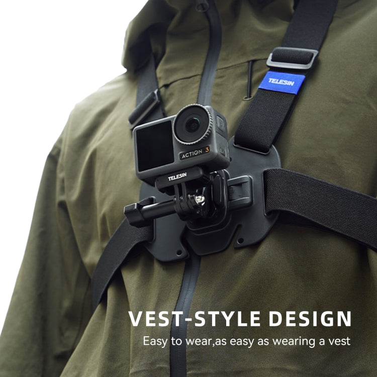 TELESIN  Chest Strap Mount Waistcoat Belt  Mount For Action Camera - Chest Belt by TELESIN | Online Shopping South Africa | PMC Jewellery