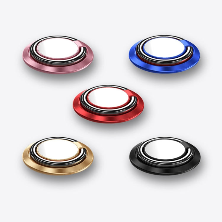 5pcs Car Magnetic Metal Ring Buckle Mobile Phone Holder(Gold) - Ring Holder by PMC TechLife | Online Shopping South Africa | PMC TechLife