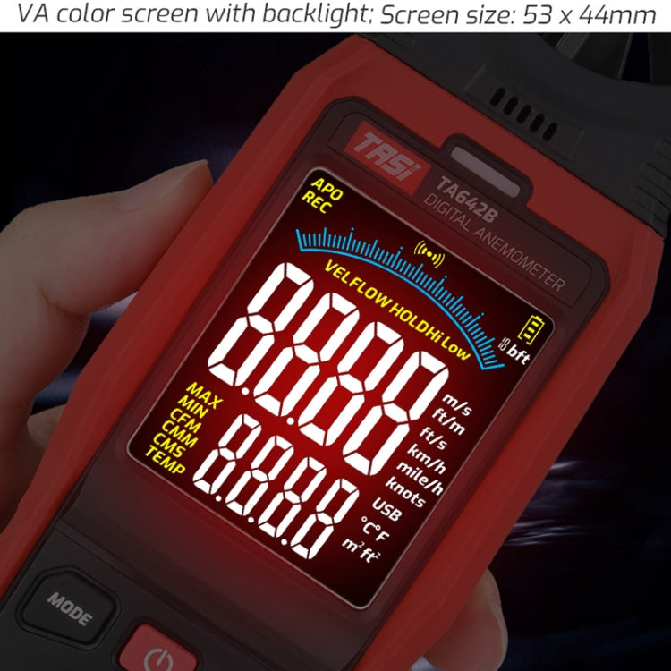 TASI TA642C Portable Digital Wind Speed Meter Air Volume Tester - free shipping - PMC TechLife - Order now!
