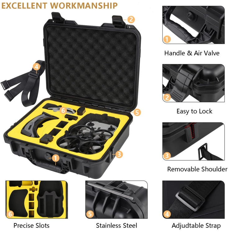 For DJI  Avata Storage Bag Portable Protective Case 3929 Black - Case & Bags by PMC TechLife | Online Shopping South Africa | PMC TechLife