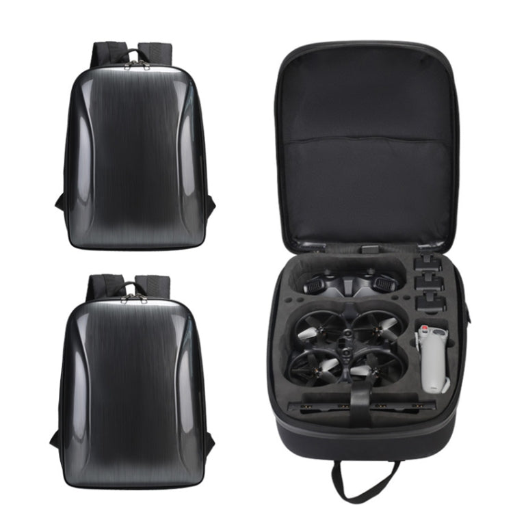 For DJI AVATA Storage Bag Hard Shell Waterproof Shoulder Bag Backpack(Yellow EVA Lining) - Case & Bags by PMC TechLife | Online Shopping South Africa | PMC TechLife