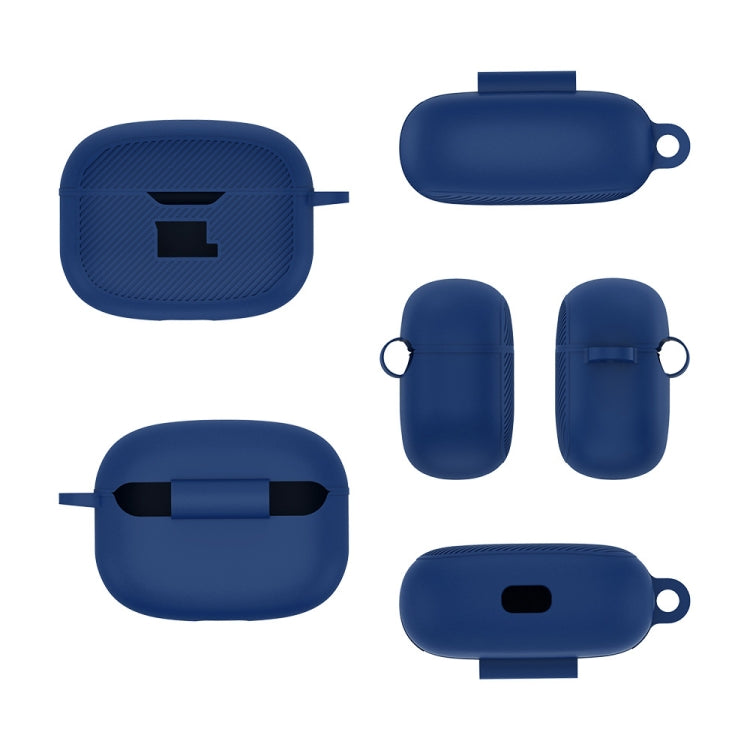For JBL Vibe Beam Headphone Silicone Waterproof Dustproof Protective Case(Blue) - JBL Earphone Case by PMC TechLife | Online Shopping South Africa | PMC TechLife
