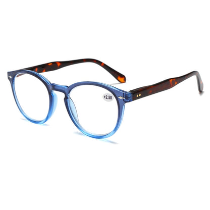 Retro Flexible Durable Portability HD Presbyopic Glasses +100(Graduate Blue) - Presbyopic Glasses by PMC Jewellery | Online Shopping South Africa | PMC Jewellery