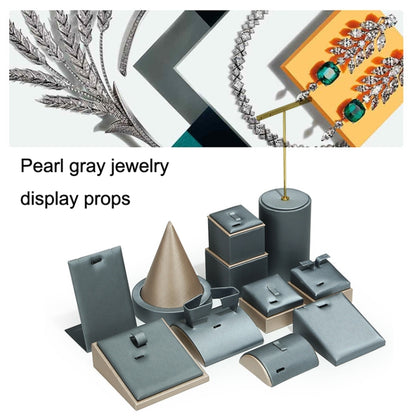 7x8x3cm Necklace Pendant Holder Pearl Gray Jewelry Bracelet Earrings Display Stand - Jewelry Storages by PMC Jewellery | Online Shopping South Africa | PMC Jewellery