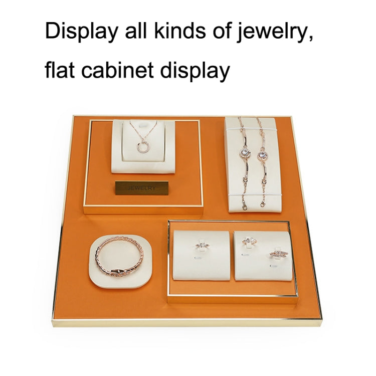 8x7.5x2.5cm Double Ring Holder Jewelry Display Stand Necklace Earrings Display Counter Props - Jewelry Storages by PMC Jewellery | Online Shopping South Africa | PMC Jewellery