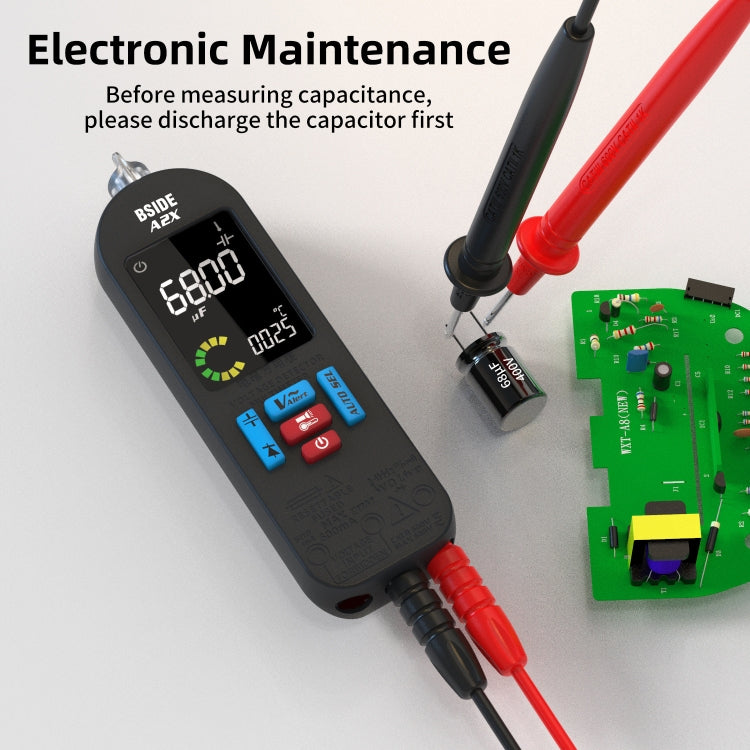 BSIDE A2X Charging Model Mini Digital Pen Auto Ranging Multimeter - free shipping - PMC TechLife - Order now!