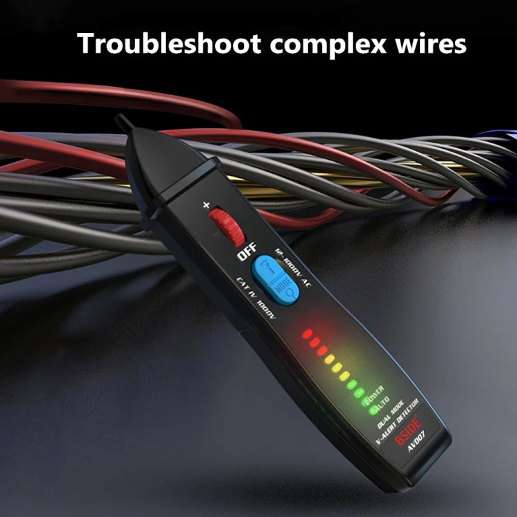 BSIDE AVD07 Smart Dual Mode Electric Pen Non-Contact Break-Point Sensing AC Voltage Tester - Current & Voltage Tester by BSIDE | Online Shopping South Africa | PMC TechLife | Buy Now Pay Later Mobicred