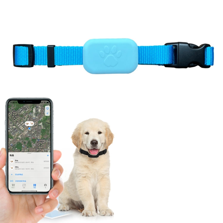 Mfi Certified Smart Pet Locator Protective Cover Silicone Collar(Blue) - Pet Tracker by PMC TechLife | Online Shopping South Africa | PMC TechLife | Buy Now Pay Later Mobicred