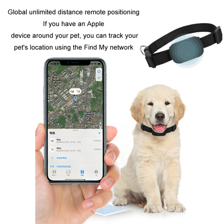 Mfi Certified Smart Pet Locator Protective Cover Silicone Collar(Blue) - Pet Tracker by PMC TechLife | Online Shopping South Africa | PMC TechLife | Buy Now Pay Later Mobicred