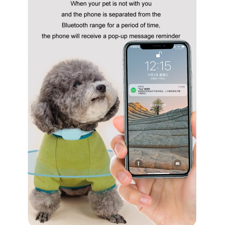 Mfi Certified Smart Pet Locator Protective Cover Silicone Collar(Blue) - Pet Tracker by PMC TechLife | Online Shopping South Africa | PMC TechLife | Buy Now Pay Later Mobicred