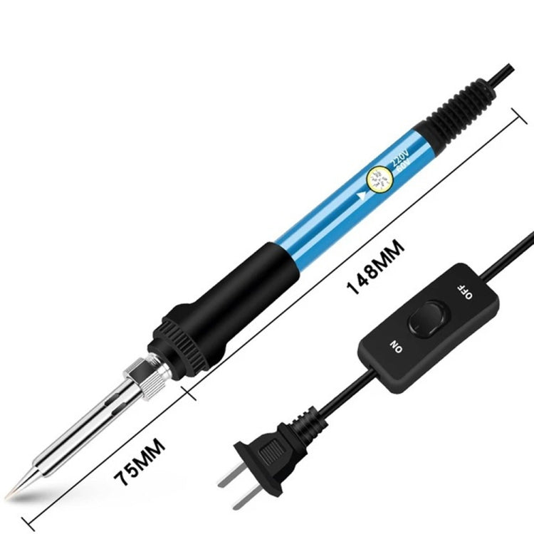 19 in 1 60W Adjustable Temperature Soldering Iron Multimeter Tool Set, Color: Gray EU Plug - free shipping - PMC TechLife - Order now!