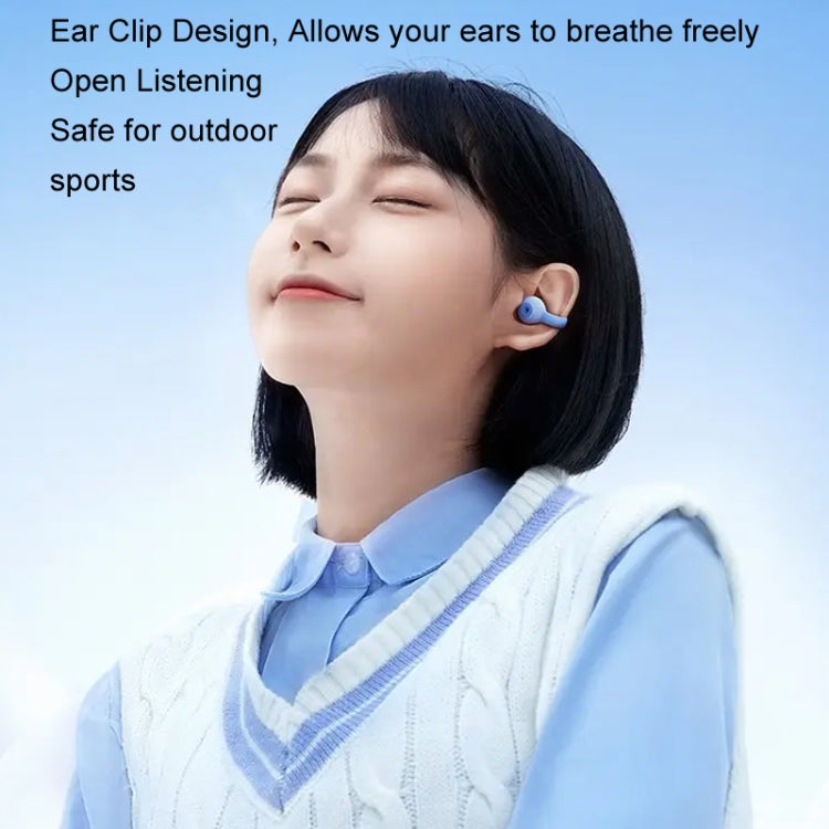 REMAX CozyBuds W15 Transparent Ear Clip Wireless Bluetooth Earphone OWS Sports Earphone(Blue) - Bluetooth Earphone by REMAX | Online Shopping South Africa | PMC Jewellery | Buy Now Pay Later Mobicred