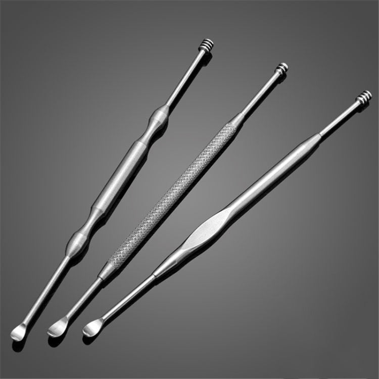 3 PCS Ear Stainless Steel Ear Cleaning Care Tools, Random Delivery - Ear Care Tools by PMC TechLife | Online Shopping South Africa | PMC TechLife