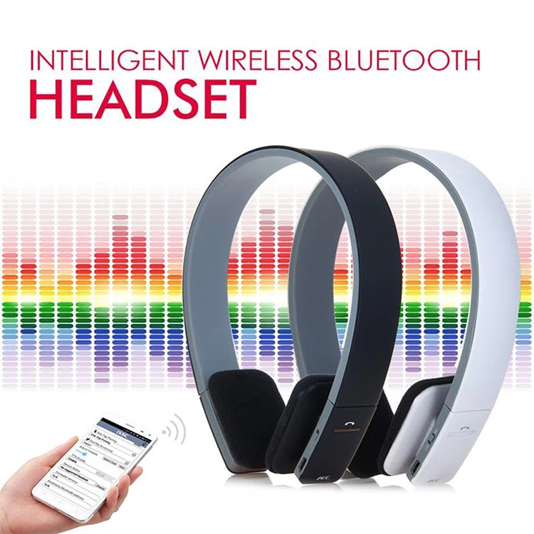 AEC BQ618 Smart Wireless Bluetooth Stereo Handsfree Earphone with Microphone, Support 3.5mm for Phone / Tablet / PSPs(white) - free shipping - PMC TechLife - Order now!