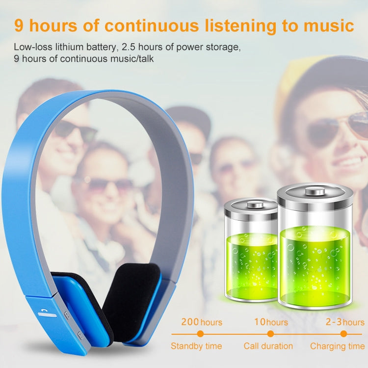 AEC BQ618 Smart Wireless Bluetooth Stereo Handsfree Earphone with Microphone, Support 3.5mm for Phone / Tablet / PSPs(white) - free shipping - PMC TechLife - Order now!