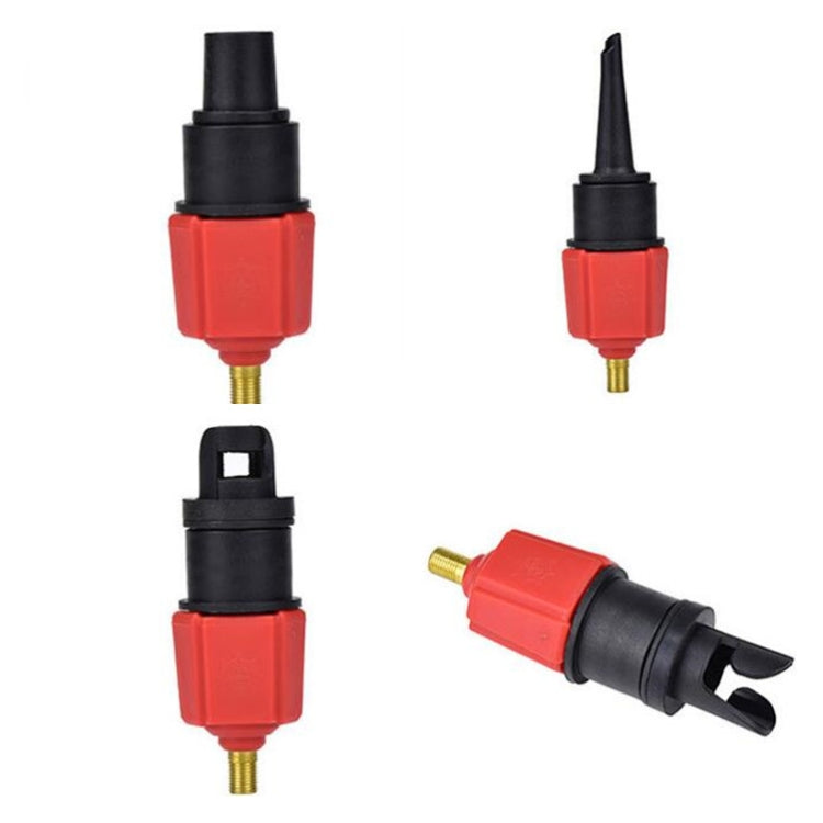 Surfing Paddle Board Rubber Boat Inflatable Bed Air Valve Adapter Car Air Pump Adapter(Red) - Inflatable Pump by PMC TechLife | Online Shopping South Africa | PMC TechLife