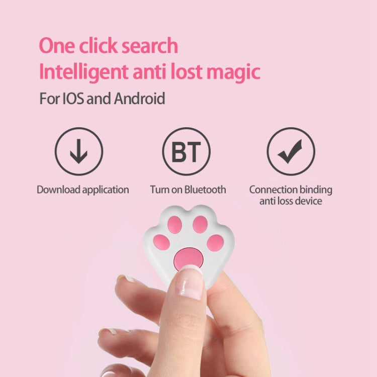 HYC09 Mini Pet Smart Wear GPS Pet Bluetooth Locator Tracker(White) - free shipping - PMC TechLife - Order now!