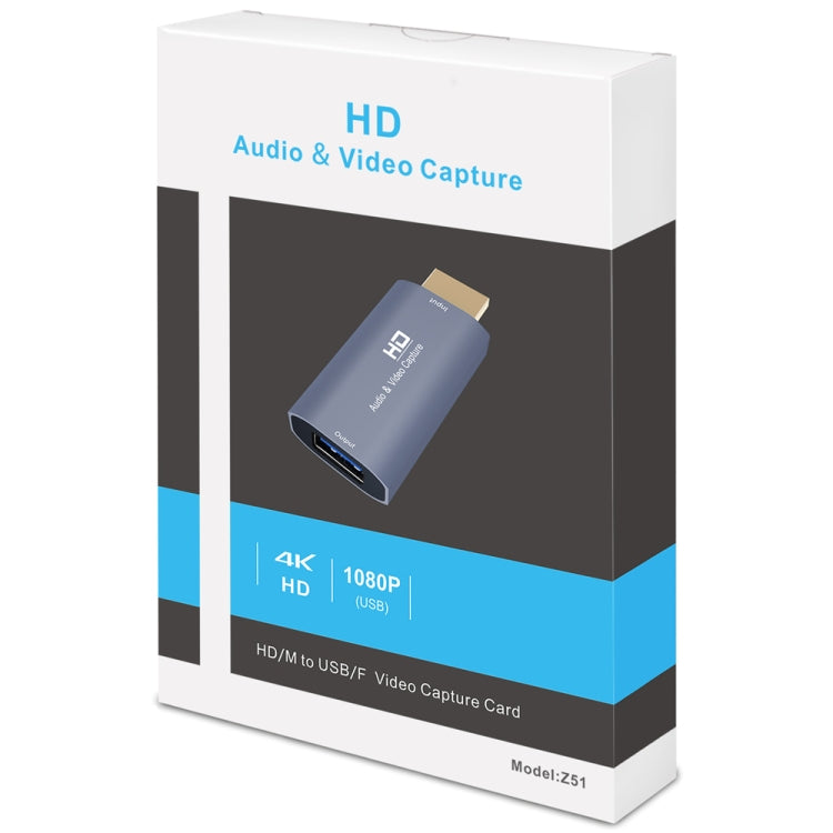 Z51 USB Female to HDMI Male Video Capture Card - Video Capture Solutions by PMC Jewellery | Online Shopping South Africa | PMC Jewellery