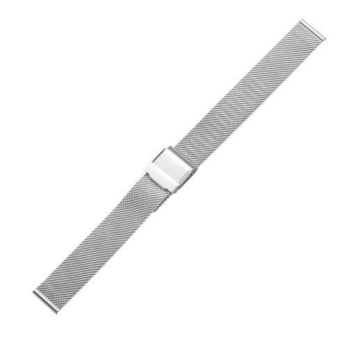 CAGARNY Simple Fashion Watches Band Metal Watch Band, Width: 14mm(Silver) - Watch Accessories & Parts by CAGARNY | Online Shopping South Africa | PMC Jewellery | Buy Now Pay Later Mobicred