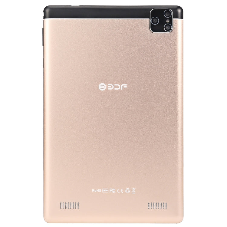 BDF P8 3G Phone Call Tablet PC, 8 inch, 2GB+32GB, Android 9.0, MTK8321 Octa Core Cortex-A7, Support Dual SIM & Bluetooth & WiFi & GPS, EU Plug(Gold) - free shipping - PMC TechLife - Order now!