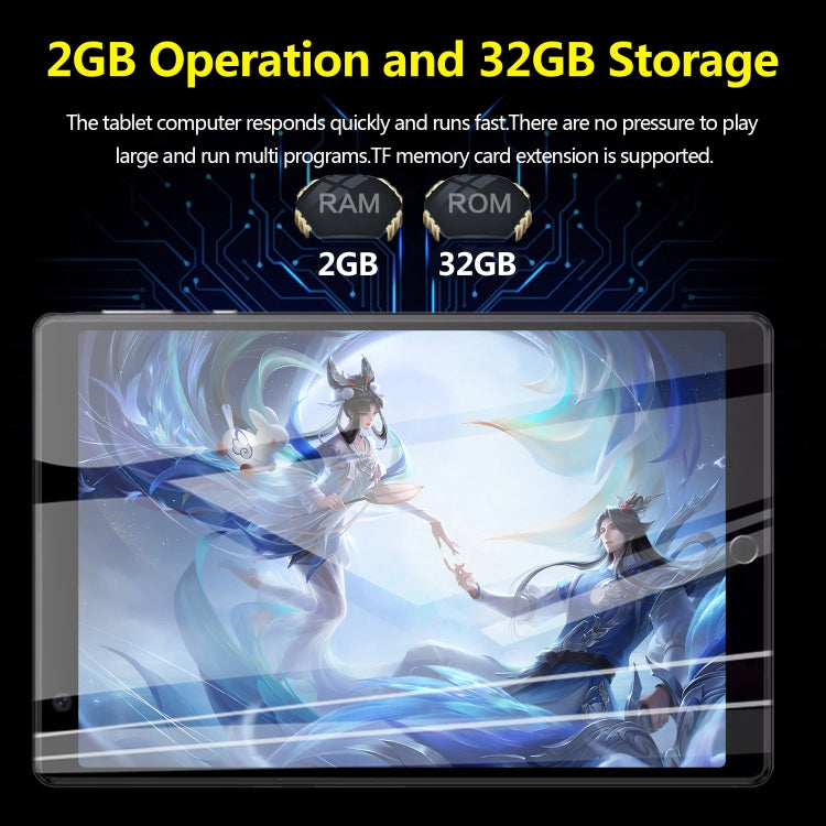 BDF P8 3G Phone Call Tablet PC, 8 inch, 2GB+32GB, Android 9.0, MTK8321 Octa Core Cortex-A7, Support Dual SIM & Bluetooth & WiFi & GPS, EU Plug(Gold) - free shipping - PMC TechLife - Order now!